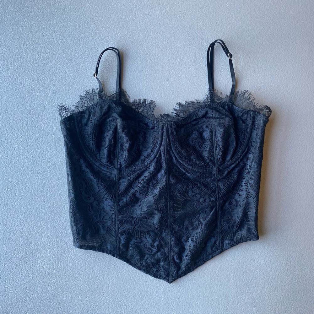 Intimately  Free People Midnight Mantra Corset - Picture 2 of 7